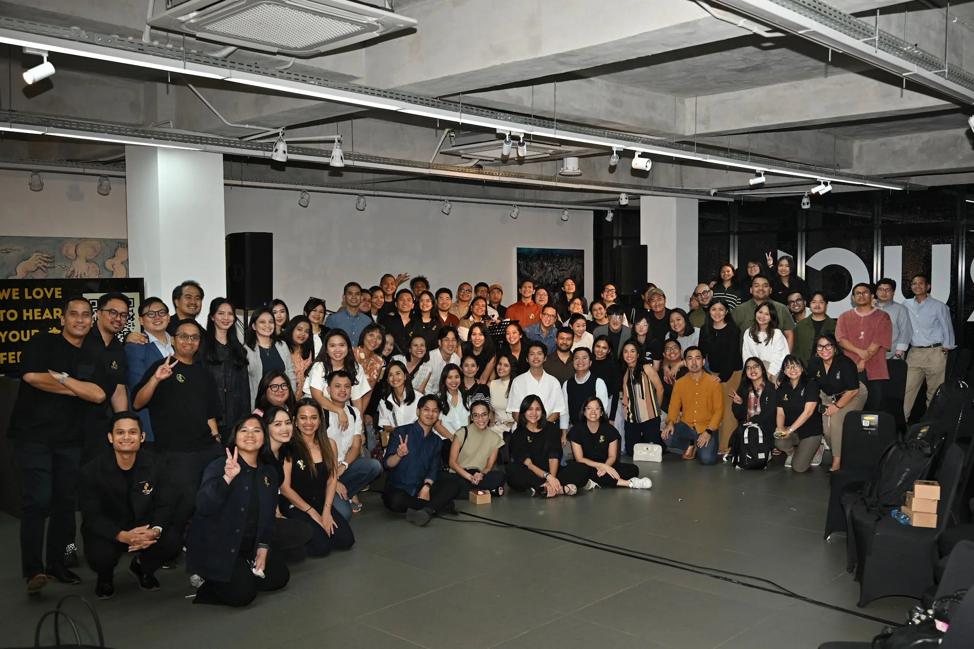 City Soul Vol. 1 attendees gather for a group photograph